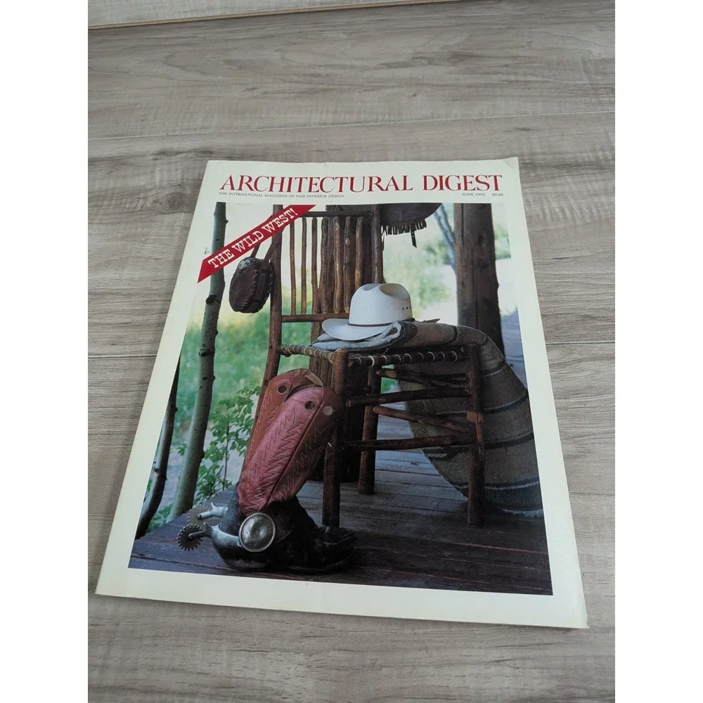 ARCHITECTURAL DIGEST MAGAZINE Year 1992 90s LOT OF 5
